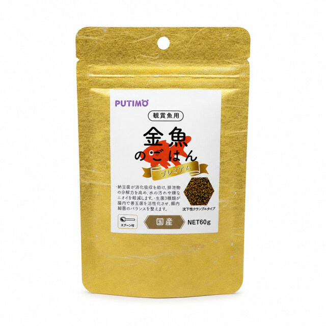 PUTIMO　金魚のごはん プレミアム　60g