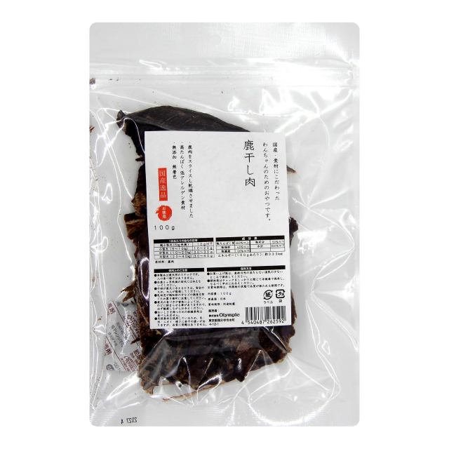 国産逸品　鹿干し肉　100g
