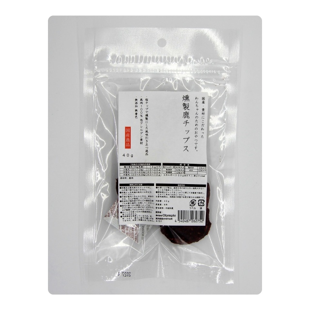 【国産逸品】燻製鹿チップス　40g