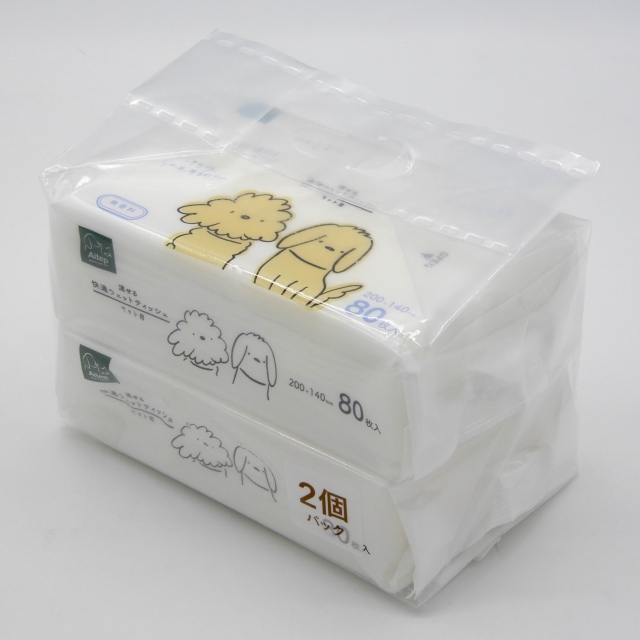 Aitep　快適流せるウェットティッシュ　80x2p