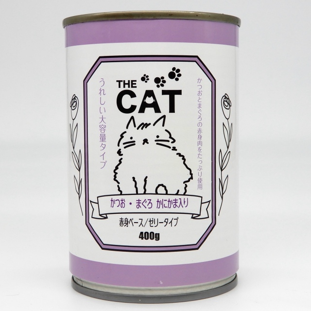 THECAT　猫缶かにかま入り　400g