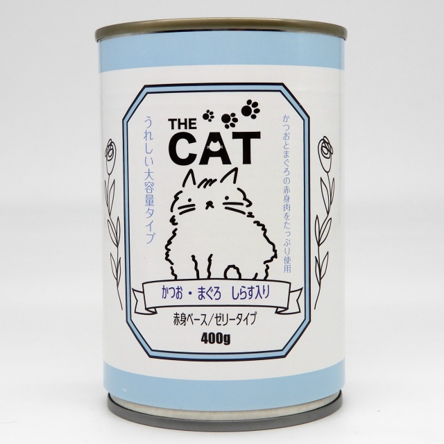 THECAT　猫缶しらす入り　400g