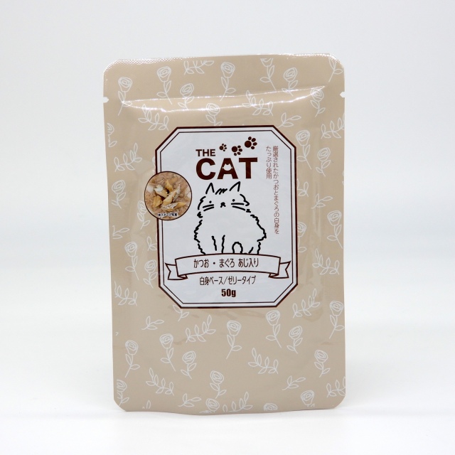 THECAT　ハ?ウチ　かつお・まぐろ　あじ入り　50g