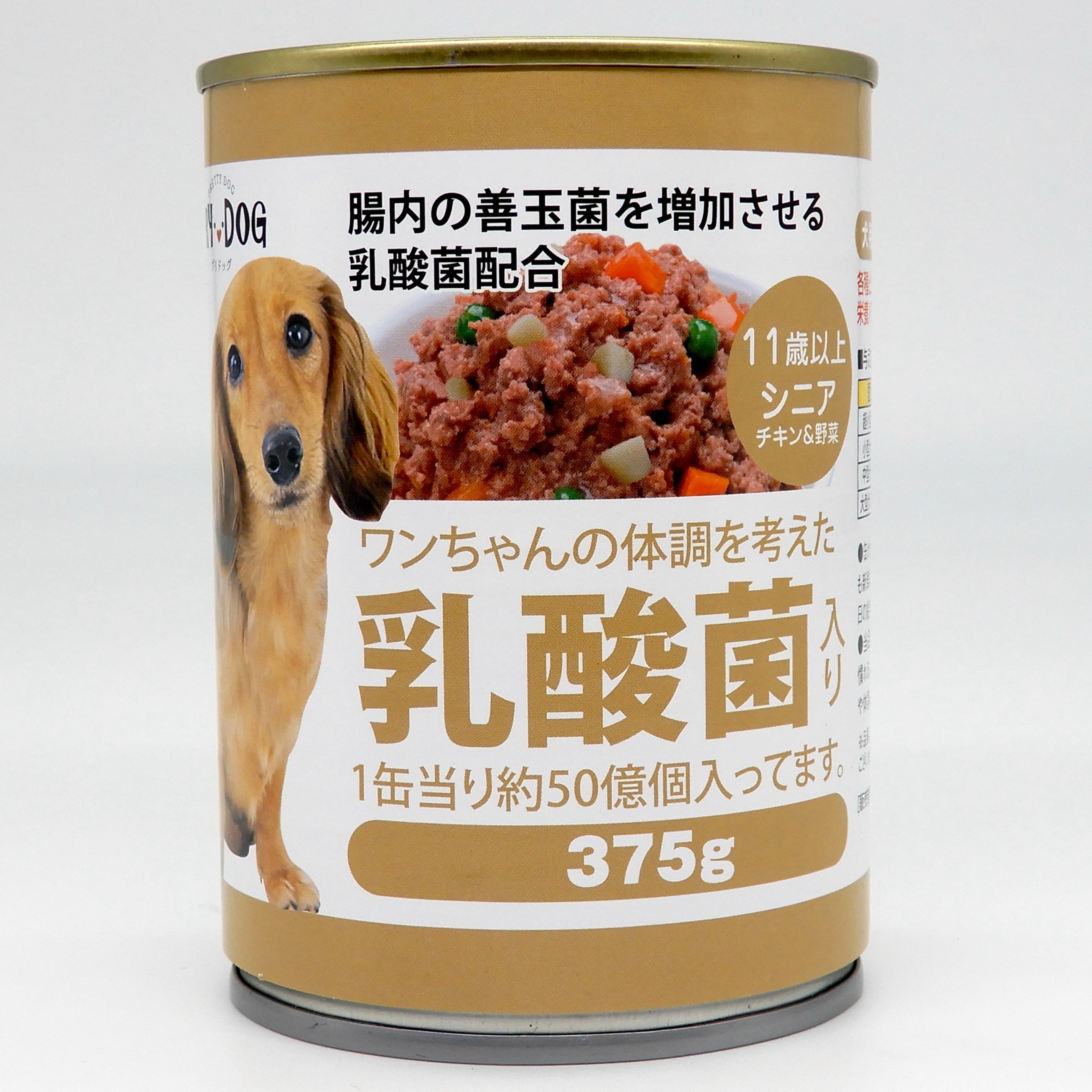 PRYDOG　缶　乳酸菌入11歳シニア　375g