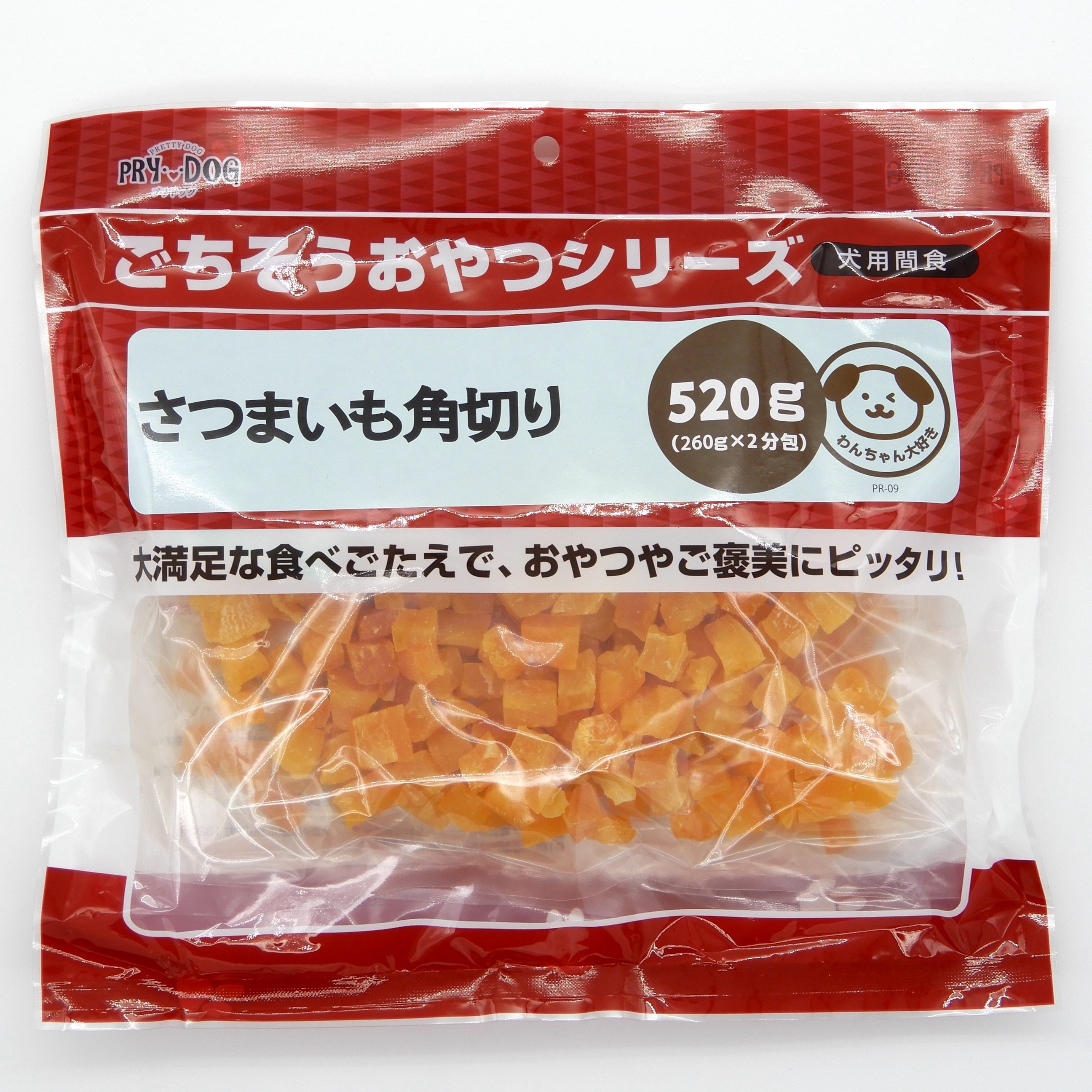 PRYDOG　さつまいも角切り　520g