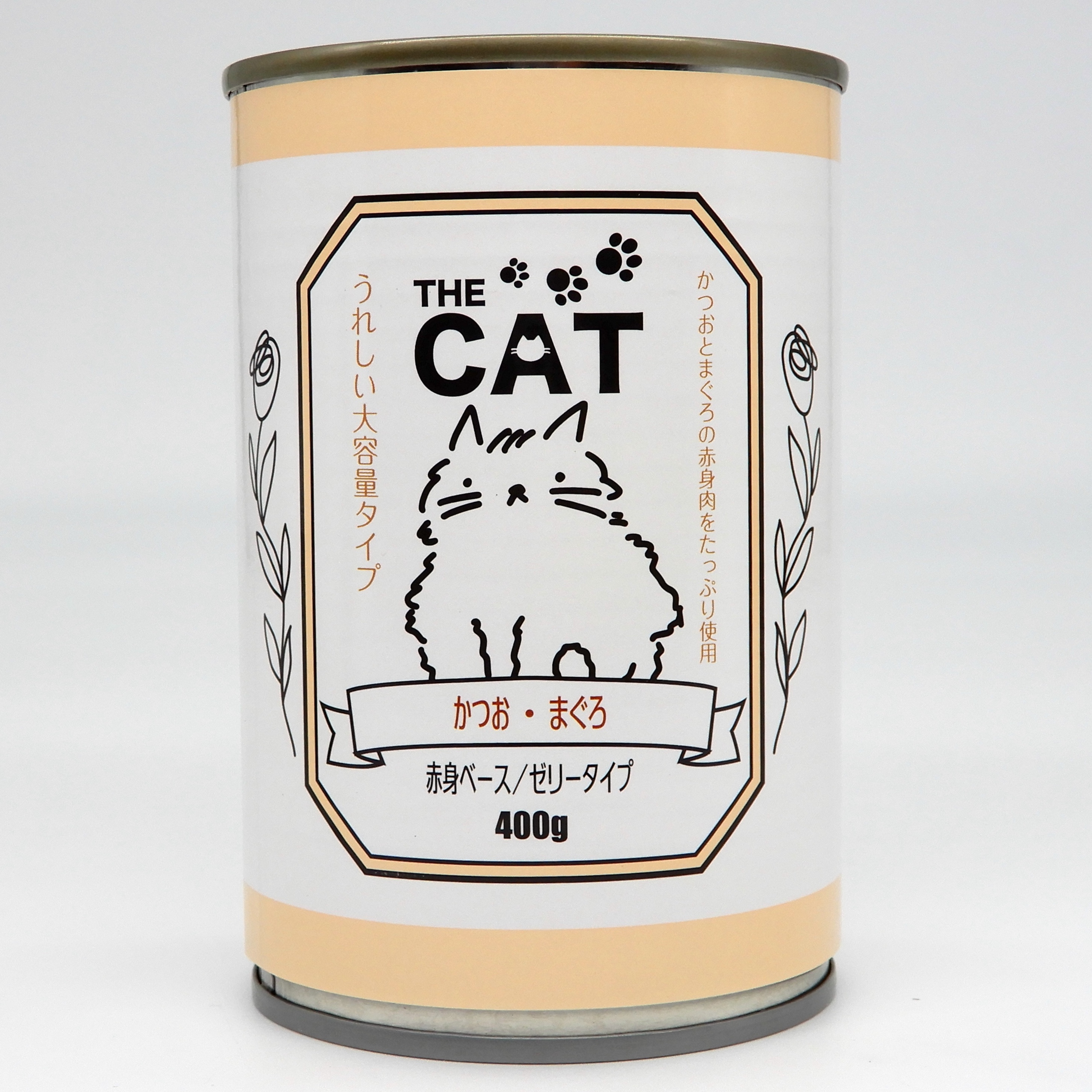 THECAT　猫缶かつお・マグロ　400g