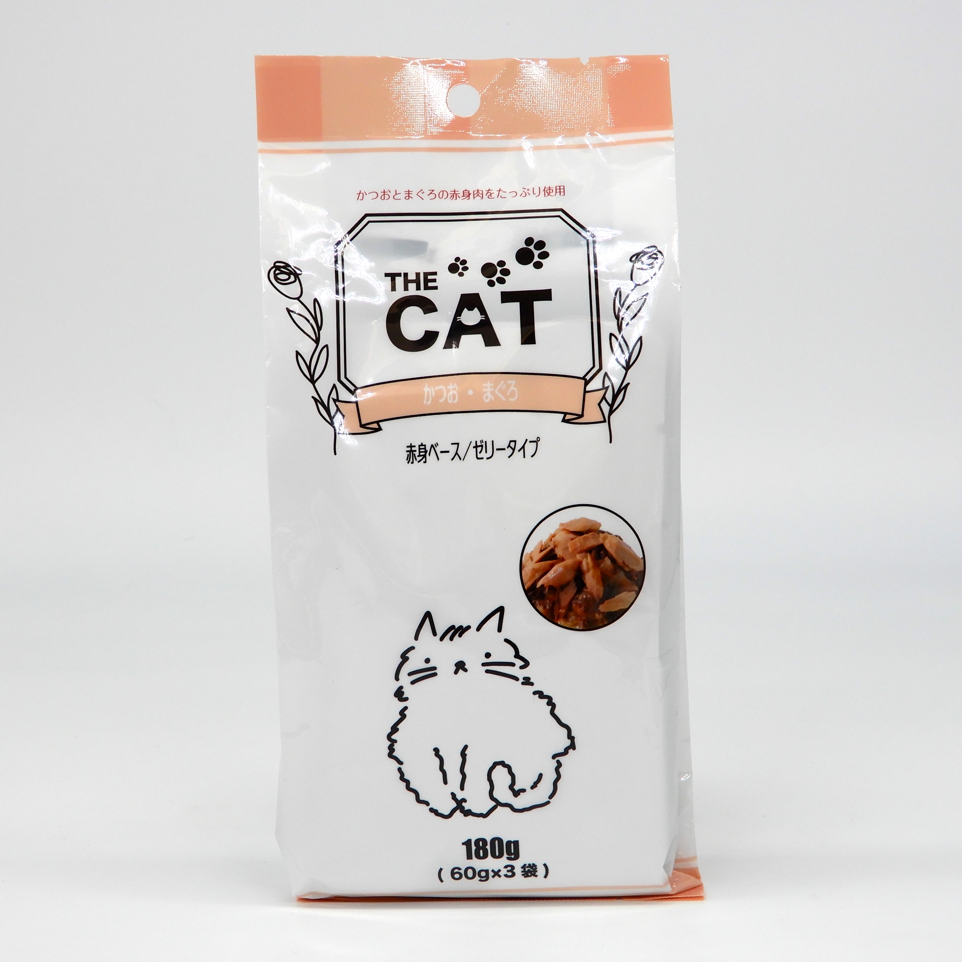 THECAT　ハ?ウチ　かつお・まぐろ　60g x 3袋