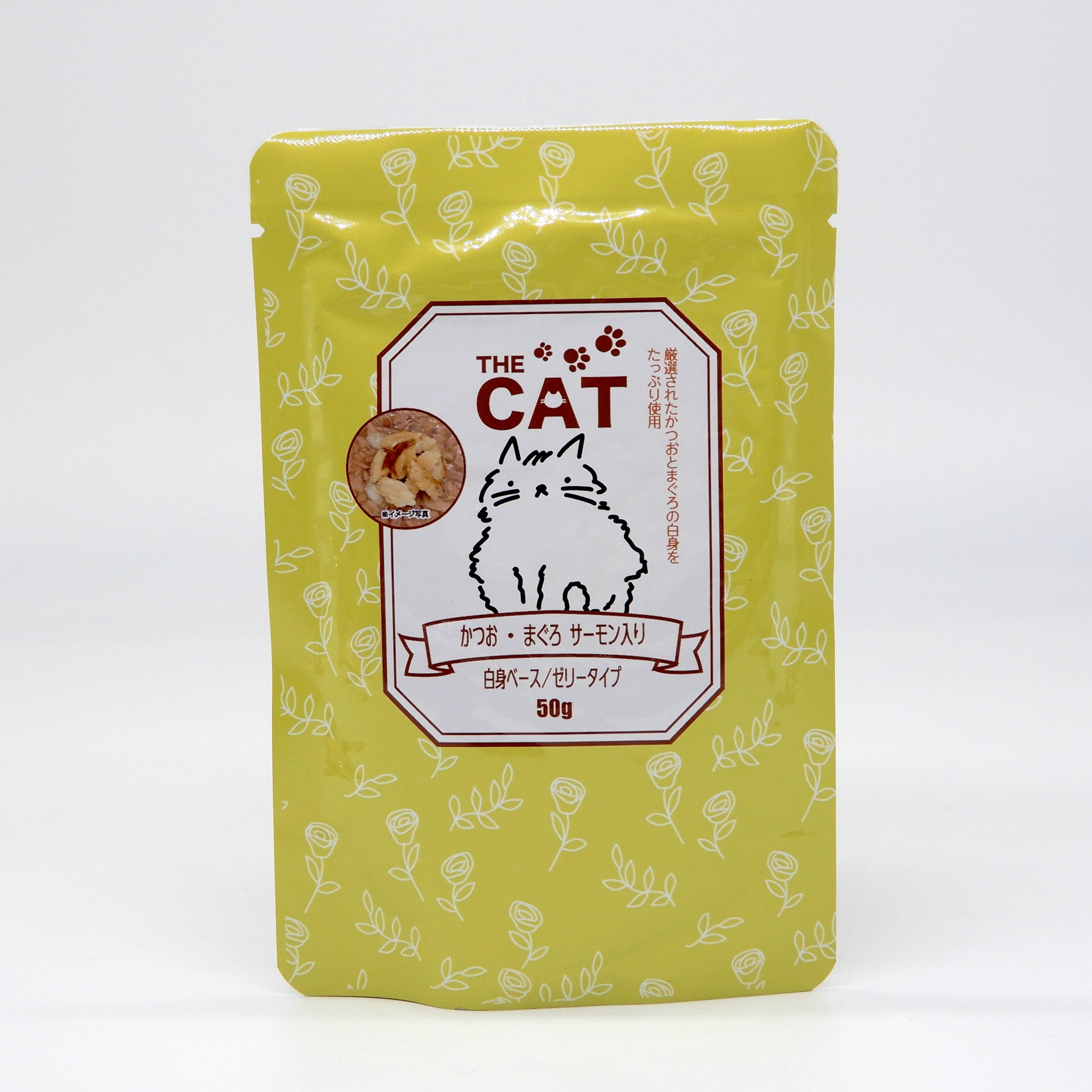 THECAT　ハ?ウチ　かつお・まぐろ　サーモン入り　50g