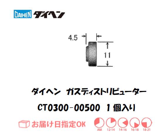 ダイヘン（旧ダイデン）　エアプラズマ切断用ガスディストリビュータ　CT0300-00500　1個入り