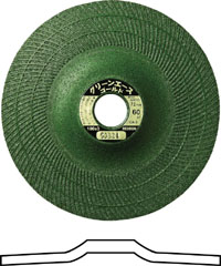 【当日出荷】日本レヂボン　オフセット砥石　グリーンエースゴールド　GA-3（＃36）　100mm　25枚入り