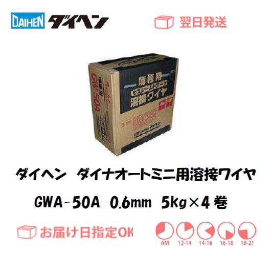 ダイヘン　ダイナオートミニ用溶接ワイヤ　GWA-50A　0.6mm