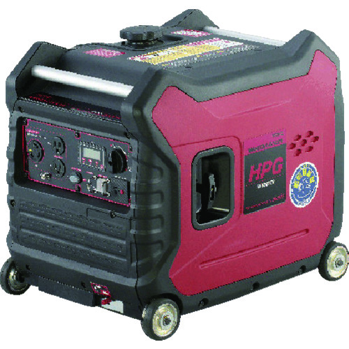 ワキタ HPG3000iS インバーター発電機 3.0kVA 100V 高出力 静音 軽量 便利操作 212cc ガソリンエンジン 防災 停電 非常用 現場用
