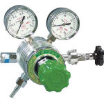 ヤマト産業　フィン付圧力調整器（炭酸ヨーク枠付）　YR200AYO1（炭酸ガス用）