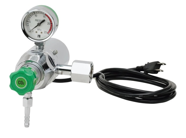 小池酸素工業 CWH25D ヒーター付ダイヤルくん 炭酸ガス流量調整器