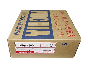 【送料無料、3営業日以内に出荷】ニッコー溶材 硬化肉盛用スラグ系フラックス溶接ワイヤ NFG-H600 1.2mm  0kg 当店は適格請求書発行事業者です