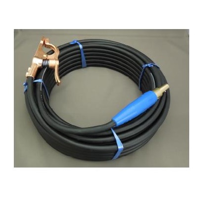 富士電線 延長用アースクリップケーブル5M(38sq+ケーブルジョイントJA-300オス+M300) 当店は適格請求書発行事業者です