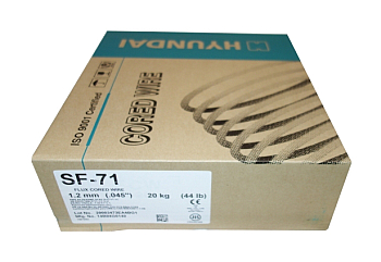 現代 ヒュンダイ フラックス溶接ワイヤ SF-71 CO2溶接用 1.2mmX20kg 当店は適格請求書発行事業者です