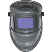 SUZUKID アイボーグ 180°クリスタル 自動遮光溶接面 EB-300PWC｜180°ワイドビュー 青 溶接保護面