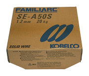 【3営業日以内に出荷】 神戸製鋼（KOBELCO) ソリッド溶接ワイヤ SE-A50S 1.2mm/1.4mm 20Kg 当店は適格請求書発行事業者です