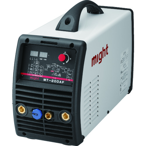 MT-200AF TIG溶接機 インバータフルデジタル AC/DCパルス 100V/200V兼用 軽量・高精度 溶接機 DIY・工場・鉄工所向け