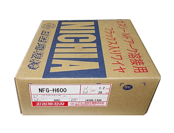 【送料無料、3営業日以内に出荷】ニッコー溶材 硬化肉盛用スラグ系フラックス溶接ワイヤ NFG-H600 1.2mm  20kg 当店は適格請求書発行事業者です