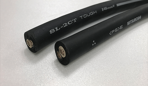 三ツ星 一次側電源ケーブル SL-2CT 22sqX3芯 5M 両端圧着端子付 当店は適格請求書発行事業者です