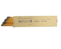 SKガウジング棒　直流用　８mm×３５５mm　（５０本入）　【正栄】