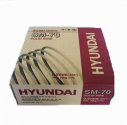 【店頭引取限定】【未使用品】 HYUNDAI ヒュンダイ 溶接ソリッドワイヤー 5,280円(税込) 溶接ワイヤー SM－70 1．2mm 20kg巻 【HYUNDAI
