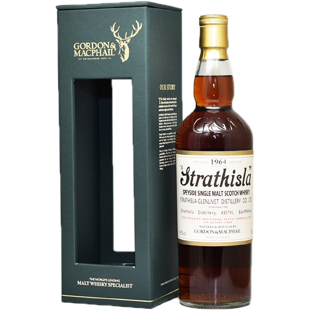 【極上シェリー樽★レーズンとプルーン、フルボディ。フルーツケーキ】ストラスアイラ　1964　約49年　G&Mレアヴィンテージ　43％　700ｍｌ