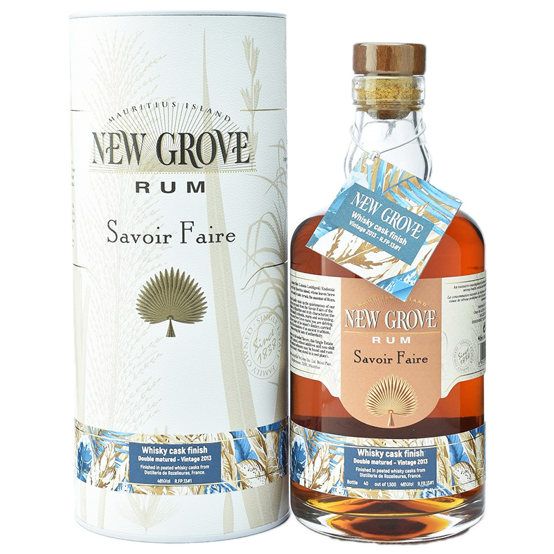 【ミネラル、ウッディ、桃、ピートとスモーク】ニューグローブ　2013　8年　ロゼリュール　46％　700ml