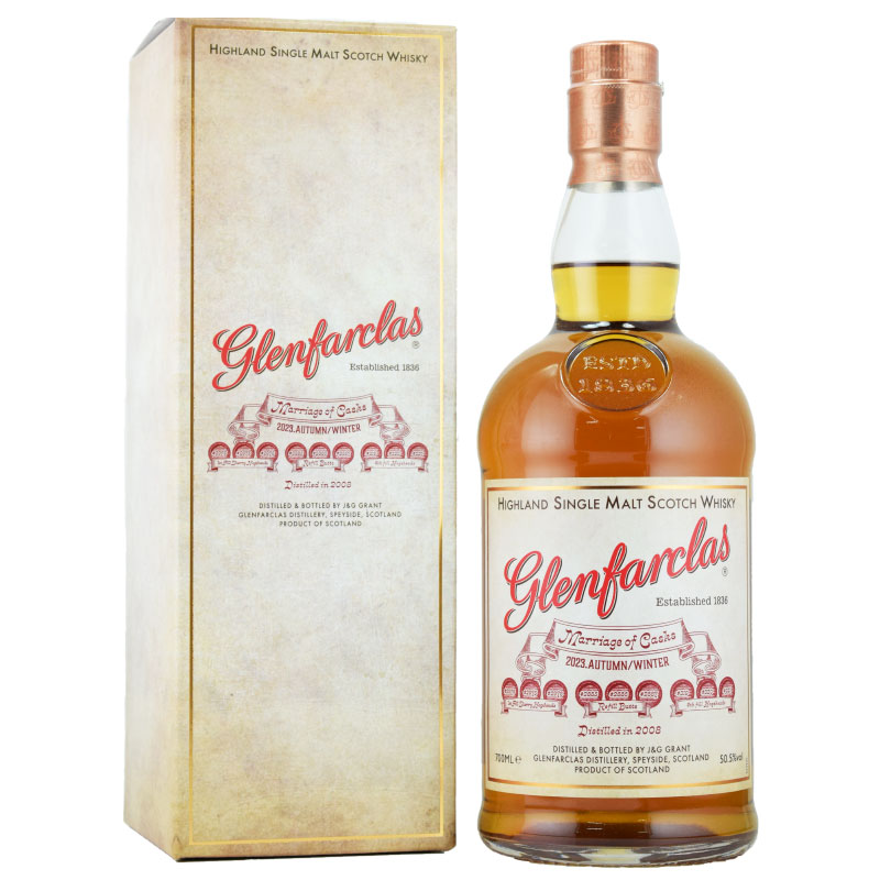 【限定品★チョコレートがけのレーズン、甘くリッチなフルーツケーキ、濃厚なダークカカオ豆】グレンファークラス　マリアージュオブカスクス　2023 秋冬　50.5％　700ml