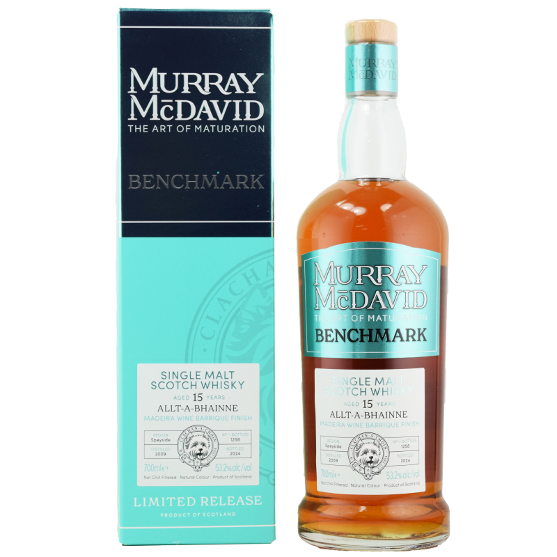 【ドライフルーツ、洋梨の砂糖煮、トフィ、ローストアーモンド、甘くまろやかなオーク】アルタベーン　2009　15年　マーレイマクダヴィッド　53.2％　700ml