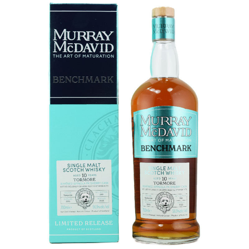 【輸入元お薦め★上品で飲み口が良い★サルタナレーズン、キャラメル、焙煎したコーヒー豆、焼き立てのキャラメルワッフル】トーモア　2015　10年　マーレイマクダヴィッド　56.9％　700ml