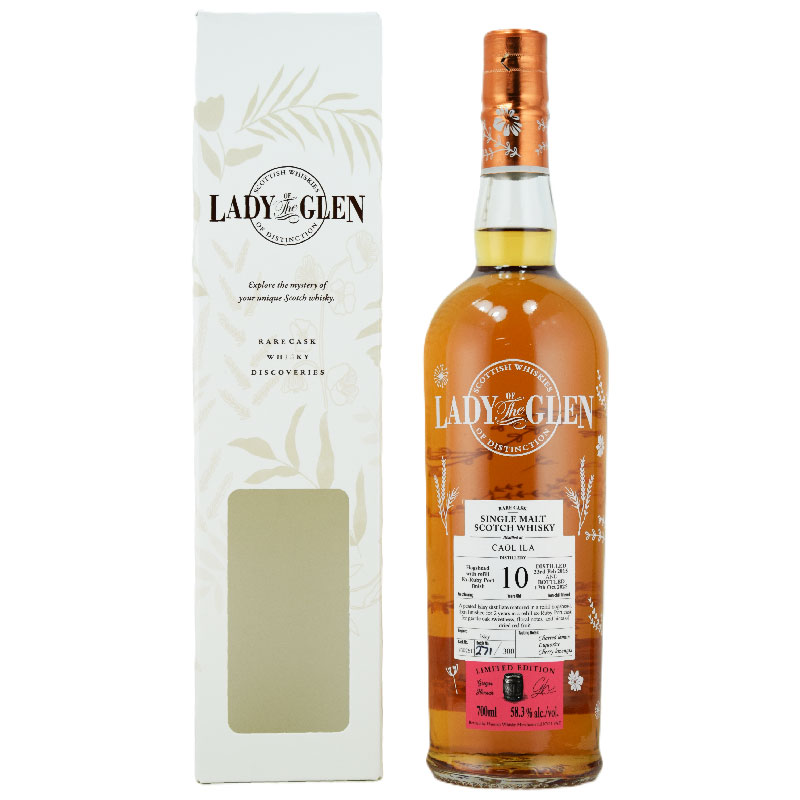 【西海岸の潮風、ピートスモーク、淡いベリー、奥行きと立体感、スモーク、塩気、クラシックな骨格】カリラ　2015　10年　レディオブザグレン　58.3％　700ml