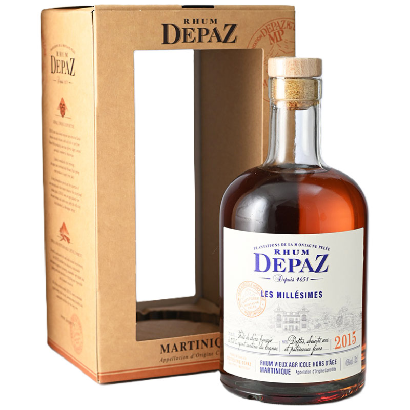 【国内少量入荷★特別なビンテージ★デーツ(ナツメヤシ)やドライアプリコット、上品な焼き菓子、ドライフルーツ】デパズ　2015　45％　700ml