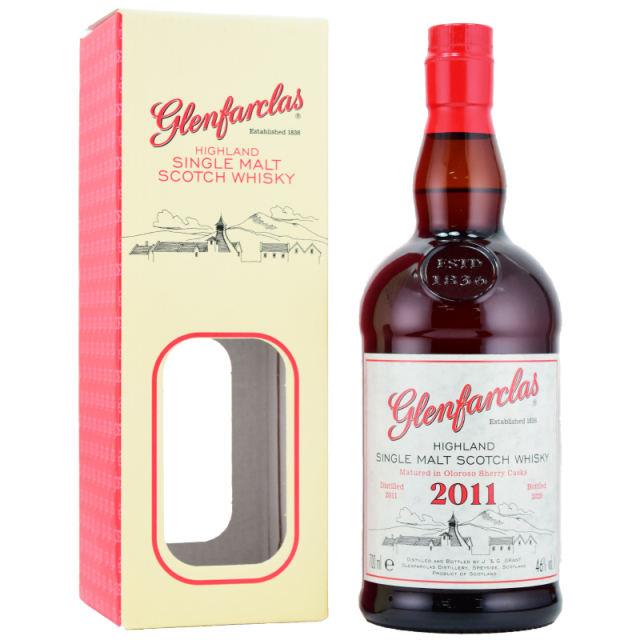 【オロロソシェリー樽★アプリコット、ウッディなシェリー、ナッツ、オイリー】グレンファークラス　2011　約9年　ドイツ向け　46％　700ml