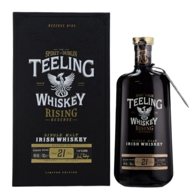 【マスカット、マンダリン、南国フルーツ、エレガントな甘み、白桃、バニラマスカット】ティーリング　21年　ライジングリザーブ No.4　46％　700ml
