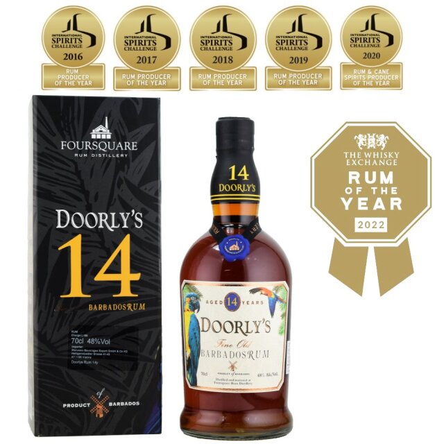 【お薦め★飲んだことありますか？熱狂的なファンを獲得し、各年の最高の1本を称えるラムオブザイヤー2022受賞！★エキゾチックなフルーツ、ランシオ】フォースクエア　ドーリーズ　14年　48％　700ml