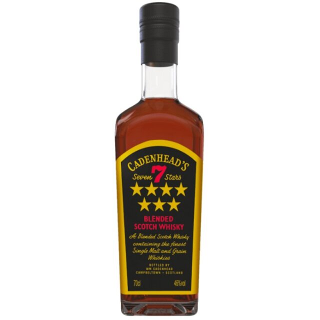【ストロベリー、クリーム、アップルパイ、タンジェリン、黒砂糖、レーズン、ココア】セブンスターズ　ブレンデッドスコッチウィスキー　46％　700ml
