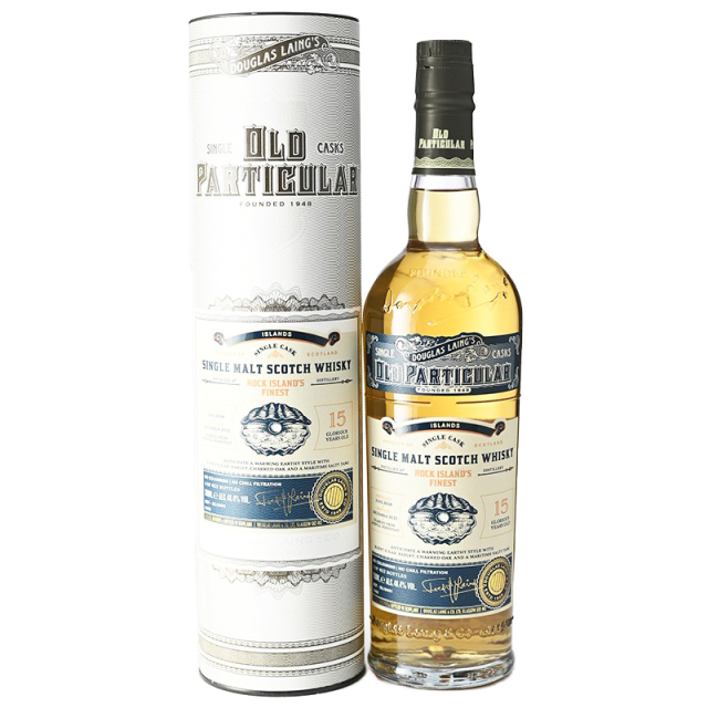 【アイランズモルト★焦がし砂糖、大麦、チャーしたオーク、海塩】ロックアイランズ　ファイネスト　2005　15年　オールドパティキュラー　48.4％　700ml