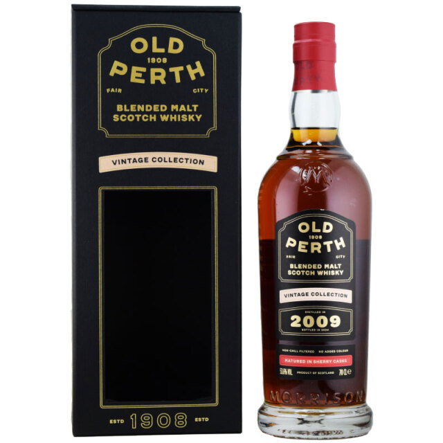 【レーズン、ドライフルーツ、砂糖漬けのオレンジピール、リッチな甘味】オールドパース　2009　14年　オールドパース　53.6％　700ml