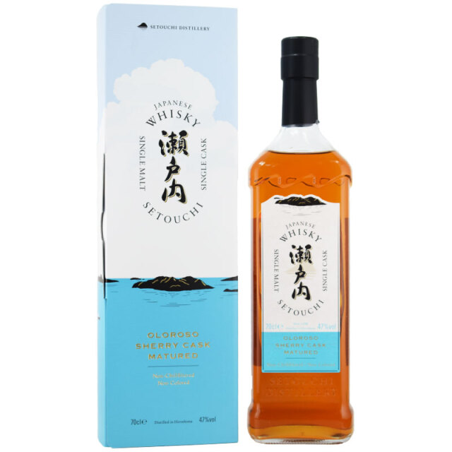 【シングルカスクで瓶詰め、複数酵母で長時間発酵、オロロソシェリーホグスヘッド熟成】瀬戸内　オロロソシェリーカスク　47％　700ml