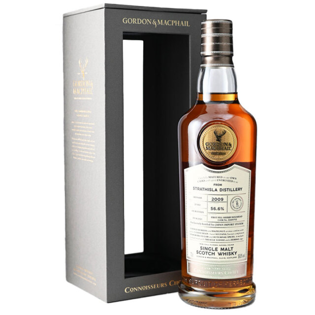 【人気・実力共にトップクラスながら入手困難なストラスアイラ★甘いサルタナ、糖蜜のトフィー】ストラスアイラ　2009　15年　蒸留所ラベル for JIS　56.6％　700ml