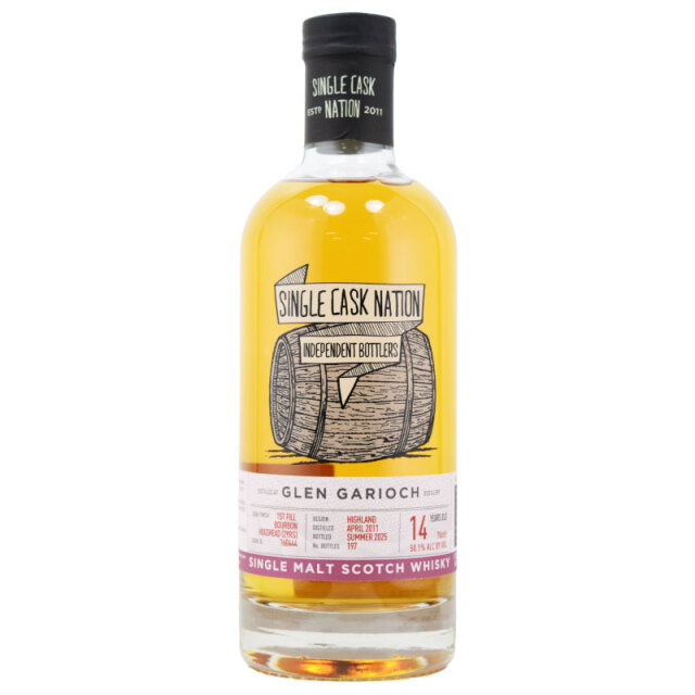 【輸入元お薦め★お吸い物、干し椎茸、レモンバーム、甘いローズティー】グレンギリー　2011　14年　シングルカスクネーション　50.1％　700ml