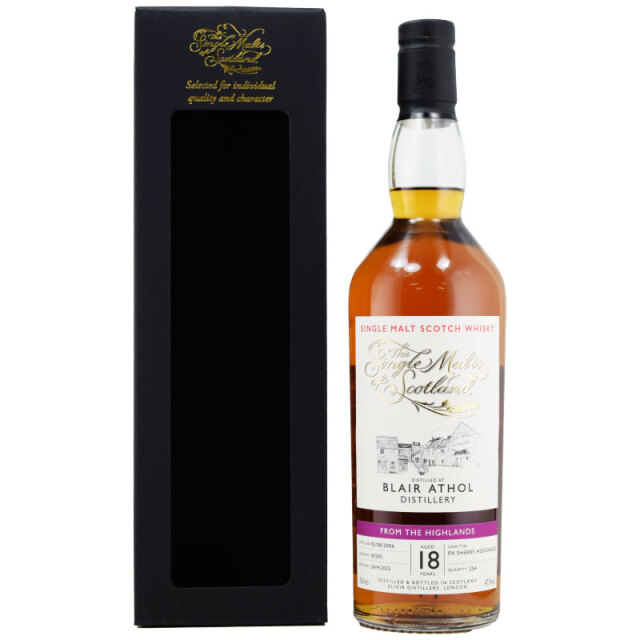 【マスカット、熟した桃、爽やかな梨、アプリコットとプラム、ジューシーなレーズンの味わい】ブレアソール　2006　18年　シングルモルツオブスコットランド　47.1％　700ml