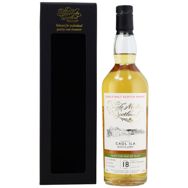 【灰、メロン、潮風、黒オリーブ、スモークしたカカオニブ、焦がしたベーコンの脂、旨みを感じる味わい】カリラ　2006　18年　シングルモルツオブスコットランド　52.5％　700ml