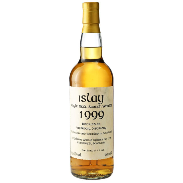 【甘くこくのあるクリーミーなダークトフィー、やわらかいスモーク、塩、ビタースィートチョコレート、ピート】ラフロイグ　1999　26年　キングスバリーケルティック　53.9％　700ml