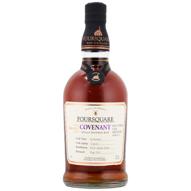 【限定品★クリスピーなパイナップル、サルタナレーズン、ジューシーなマンゴー、紅茶、リッチで魅力的、素晴らしいひととき】フォースクエア　コヴェナント　58％　700ml