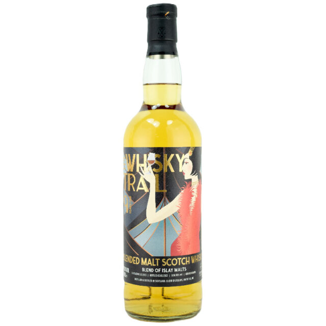 【潮気を帯びた海、灰やスモーク、レモンピール、甘いバニラクリーム、ハニーウォーター】ブレンデッドアイラモルト　2013　9年　ウイスキートレイル フラッパーズ　58.0％　700ml