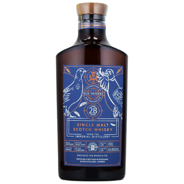 【閉鎖蒸留所★グアバ、パパイヤ、マンゴー、黄桃、南国フルーツ、華やかでフルーティ、豊かなボリューム感】インペリアル　1997　28年　エリクサー　for ウィスクイー25周年　43.8％　700ml